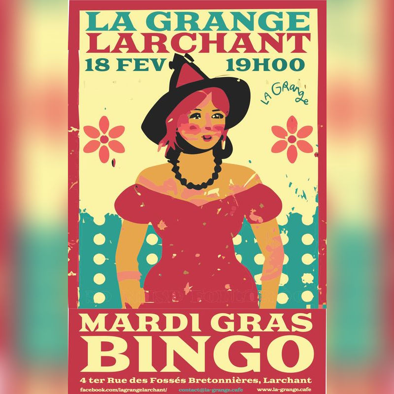 Soirée bingo loto La grange Larchant