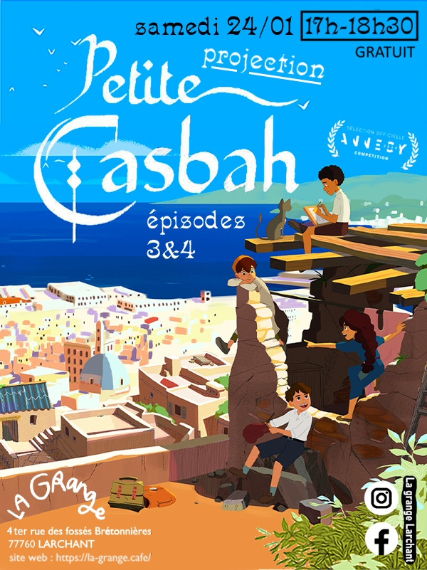 Projection du film animé Petite Casbah