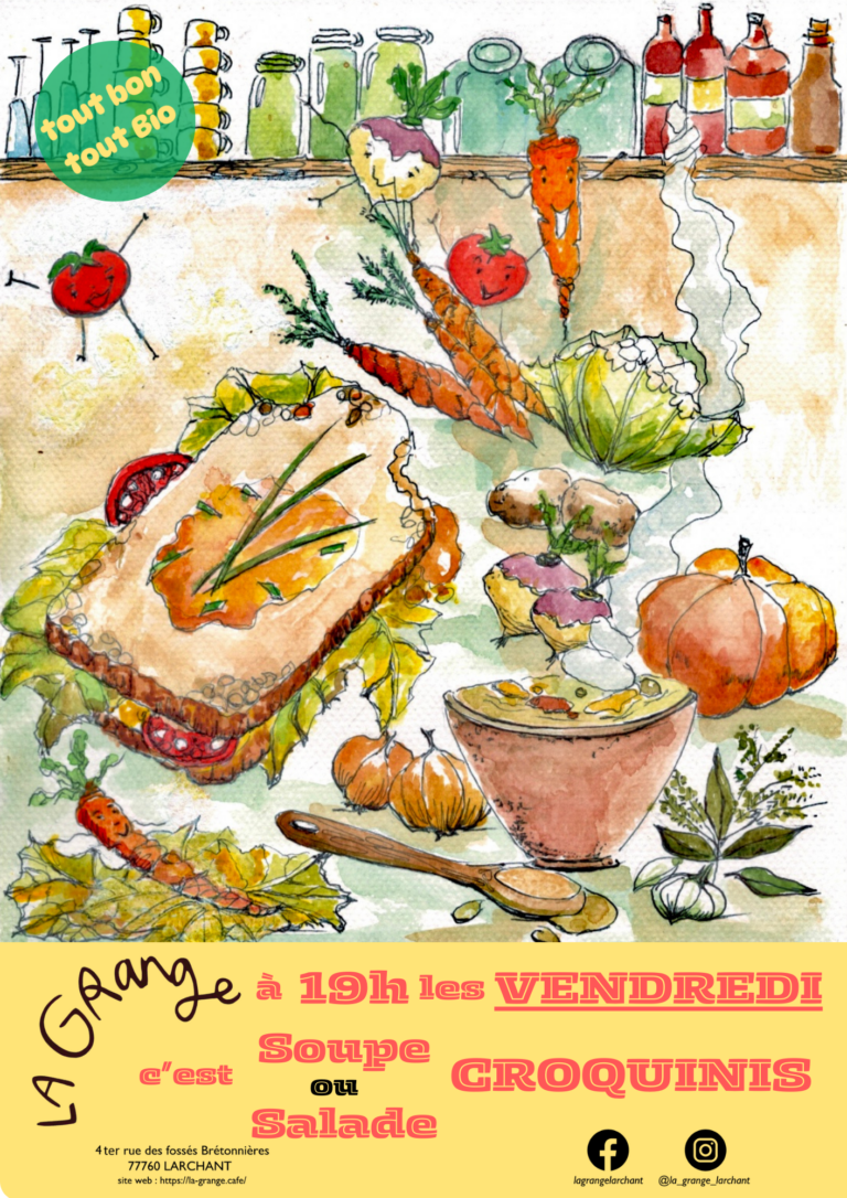 Tous les Vendredi, c&rsquo;est Soupe ou Salade-Croquinis !